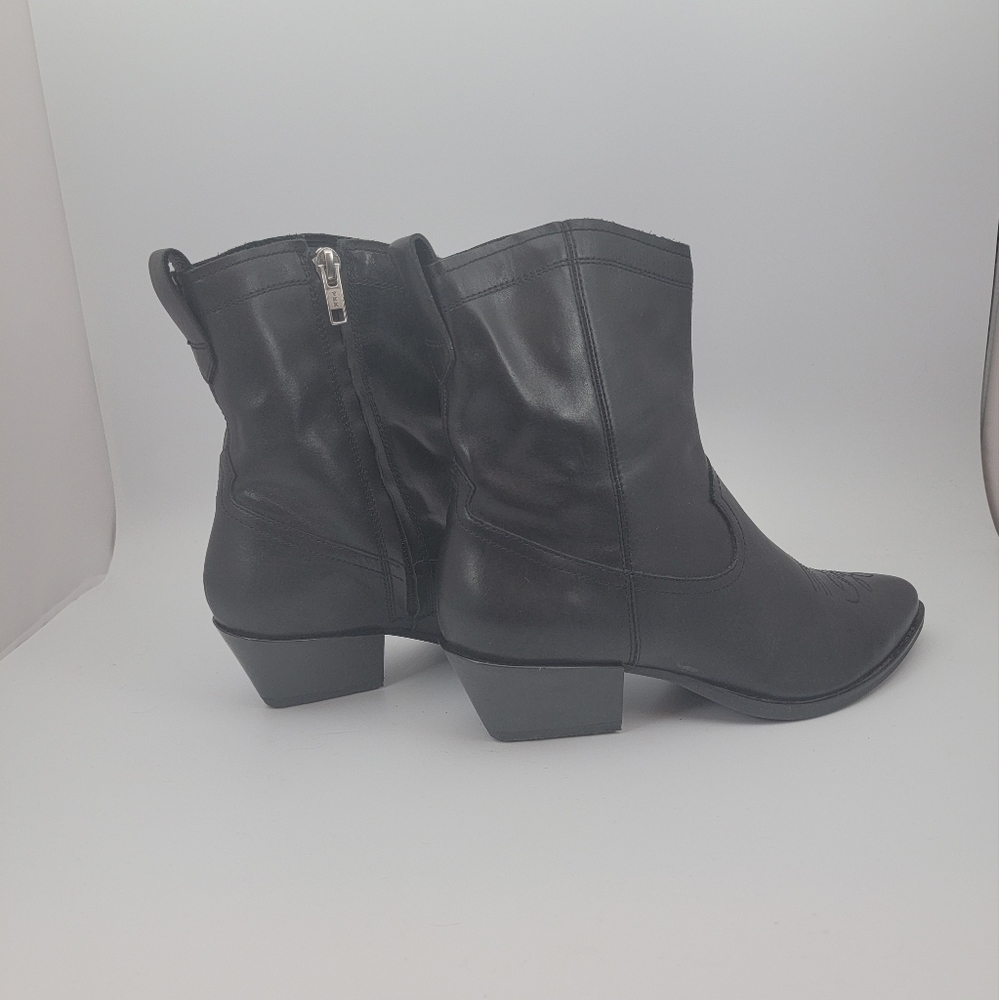 Vagabond Shoemakers Emily Western Booties Black Leather - Excellent Condition - Picture 6 of 10